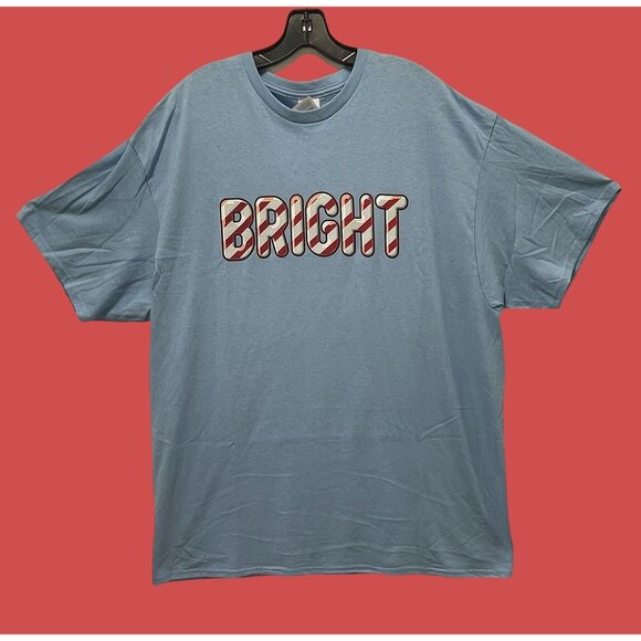 Delta Pro Weight- Men's Adults Short Sleeves T-Shirt -Graphic Tee-Light Blue-XXL - Picture 1 of 13